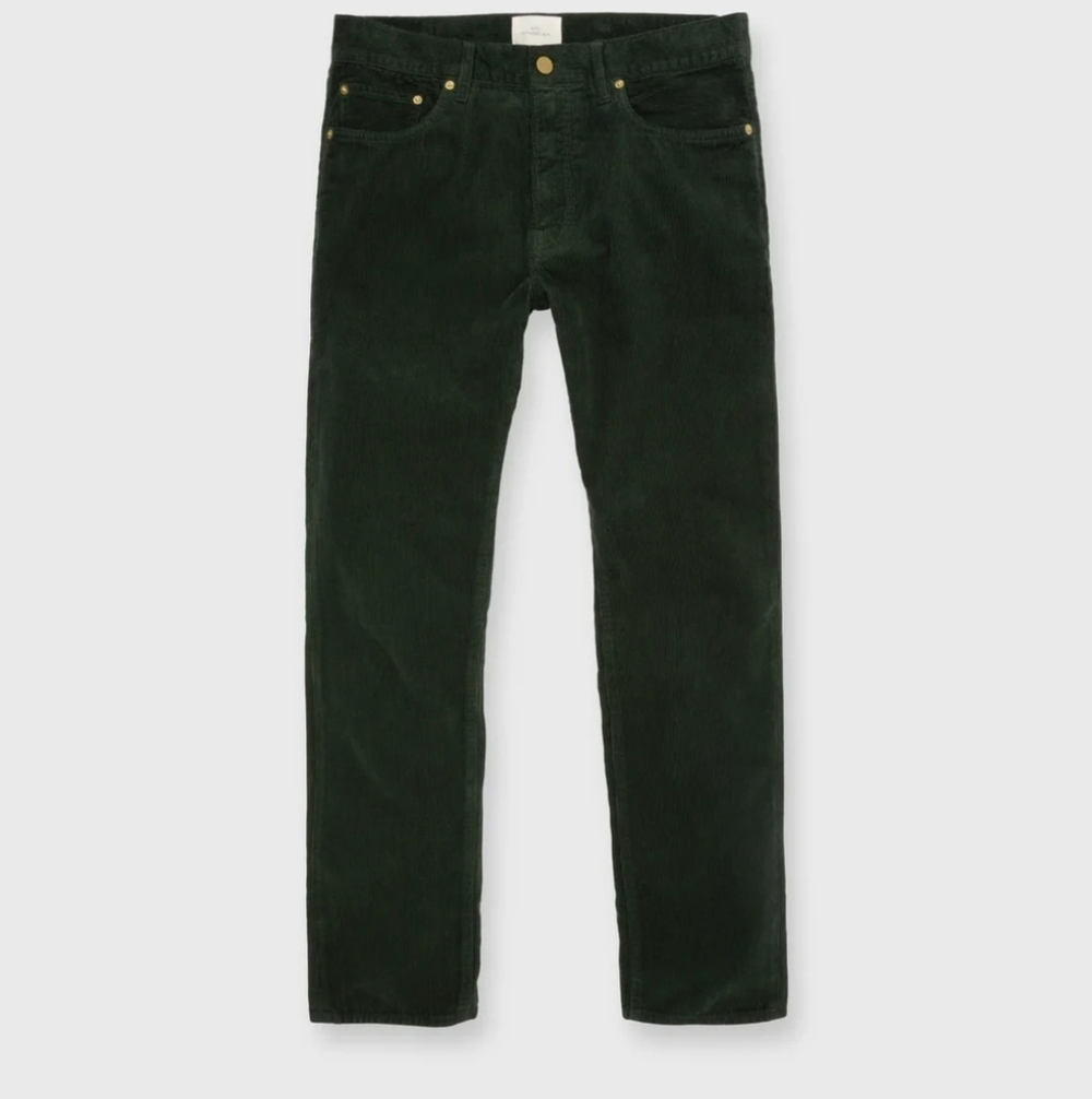 Sid Mashburn Corduroy 5-Pocket Pant - Forest